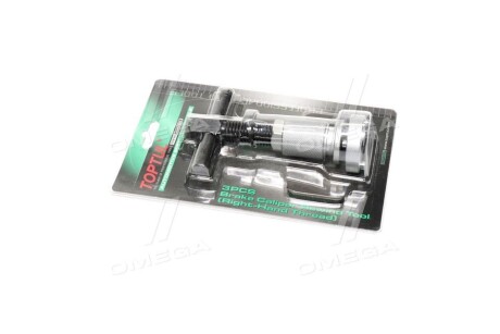 Знімач гальмівних циліндрів з двостор. адаптером 22/32мм між контактами, права різьба - Toptul JGAR0304