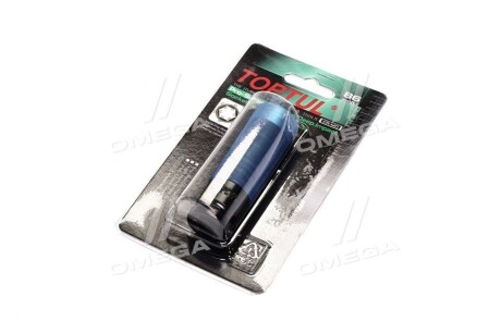 Насадка удар 1/2" (12,5 мм) 1 шт, 6-кутна, для коліс / для легкосплавних колісних дисків, розмір насадок 6/12-кутних (мм): 17 мм, довжина: 86 мм, тип насадки: тонкостінні - Toptul KABP1617