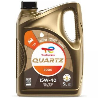 Моторна олива Quartz 5000 15W-40, 4 л (213677) - TOTAL 148645