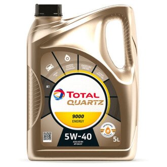 Моторна олива Quartz 9000 Energy 5W-40, 5 л (216609/174189/213697) - TOTAL 156812