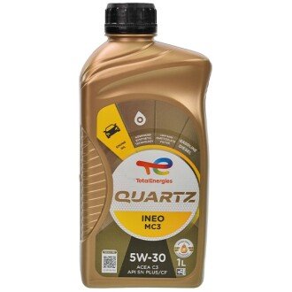 Моторное масло Quartz Ineo MC3 5W-30, 1 л (213769) - TOTAL 166254