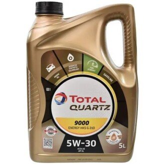 Quartz 9000 Energy HKS G-310 5W-30 5л Синтетична моторна олива - TOTAL 175393 (фото 1)