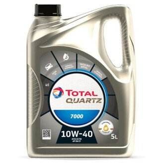 Моторна олива Quartz 7000 10W-40, 5 л (216675/214109) - TOTAL 203703