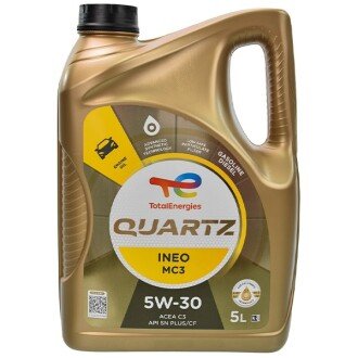 Моторное масло Quartz Ineo MC3 5W-30, 5 л (157103) - TOTAL 213698