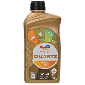 Моторное масло Quartz 9000 Future NFC 5W-30, 1 л (216625) - TOTAL 213777