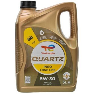 Моторное масло Quartz Ineo Long Life 5W-30, 1 л (213819/181712) - TOTAL 213816