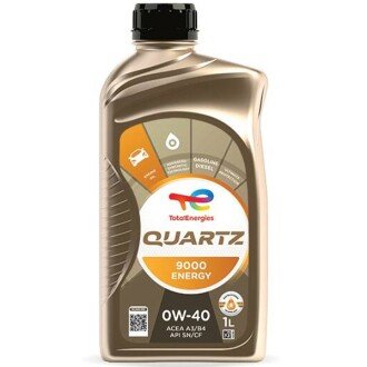 Моторное масло Quartz 9000 Energy 0W-40, 1 л - TOTAL 213988