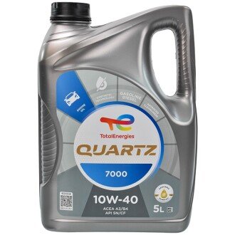 Моторна олива Quartz 7000 10W-40, 5 л (216675/203703) - TOTAL 214109