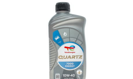 Моторное масло Quartz 7000 Energy 10W-40, 1 л (216677/167637/203705) - (93165216, 93165215, 93165213) TOTAL 214112