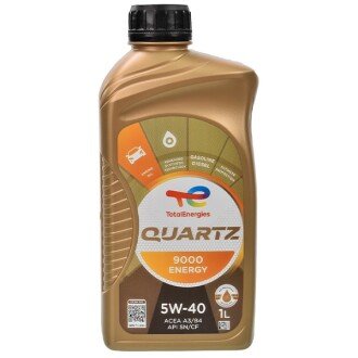 Моторное масло Quartz 9000 Energy 5W-40, 1 л (/166245/213765/170321) - TOTAL 216599