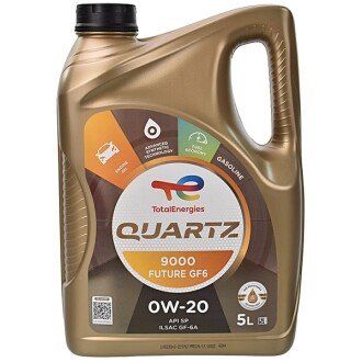 Моторное масло Quartz 9000 Future GF6 0W-20, 5 л - TOTAL 223757