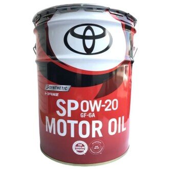 Моторна олива SP/GF6A 0W-20, 20 л - TOYOTA 0888013203