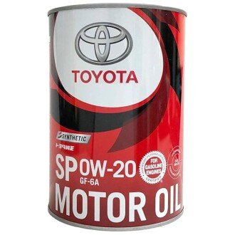 Моторна олива SP/GF6A 0W-20, 1 л - TOYOTA 08880-13206