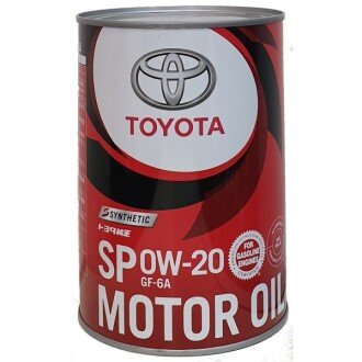 Моторное масло SP/GF-6A 0W-20, 1 л (0888013206) - TOYOTA 0888014306