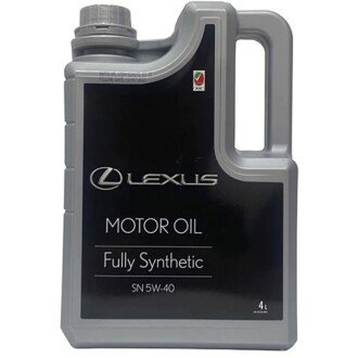 Моторное масло Lexus engine oil 5W-40, 4 л - TOYOTA 0888083717