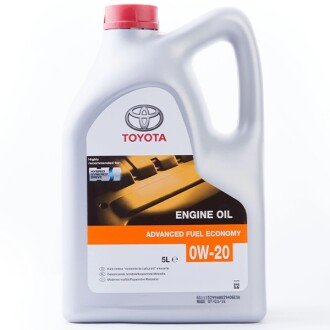 Моторна олива Advanced Fuel Economy Extra 0W-20, 5 л (0888086294) - TOYOTA 0888083886