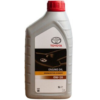 Моторное масло Advanced Fuel Economy 0W-16, 1 л - TOYOTA 0888084081