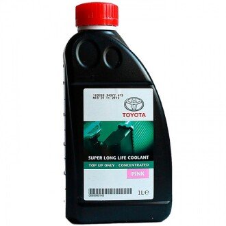 Антифриз-концентрат Super Long Life Coolant Concentrate -80°C рожевий, 1л - TOYOTA 0888980140