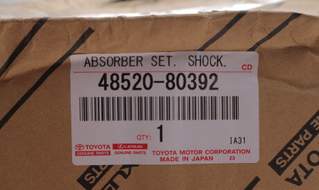 Фото 2 - Стійка амортизатору (амортизатор) TOYOTA 4852080392