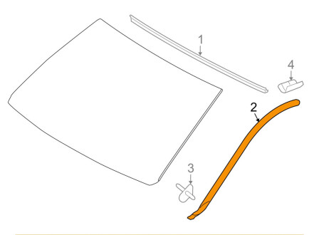 Молдинг кузова - TOYOTA 7553360082