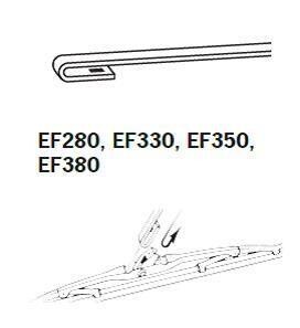 Щітка склоочисника каркасна 350мм ExactFit Сonventional - Trico EF350