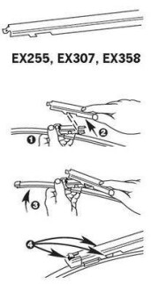 Фото 5 - Дворник (щетка стеклоочистителя) Trico EX307