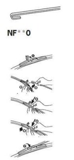Фото 5 - Двірник (щітка склоочисника) Trico NF480