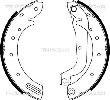 Колодки гальмівні задні барабанні - (su001a1059, 9945884, 9946561) TRISCAN 810014596