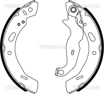 Комплект гальмівних колодок - TRISCAN 810016013