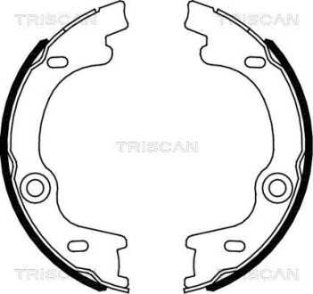 Комплект гальмівних колодок, Стоянкове гальмо - (583501DA00) TRISCAN 810018010