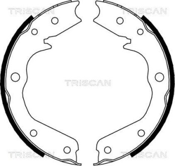 Комплект гальмівних колодок, Стоянкове гальмо - (1605914, 91149642) TRISCAN 810024002