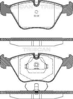 Колодки гальмівні передні - TRISCAN 811010001