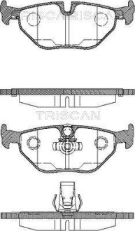 Комплект тормозных колодок, дисковый тормоз - TRISCAN 811011003