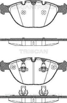 Колодки гальмівні передні - (34116756350, 34116761282) TRISCAN 811011011 (фото 1)