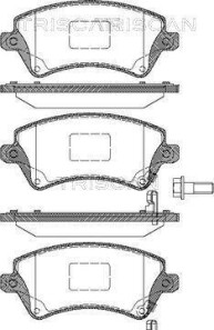 Комплект тормозных колодок, дисковый тормоз - (0446502130, 0446502061, 0446502150) TRISCAN 8110 13058