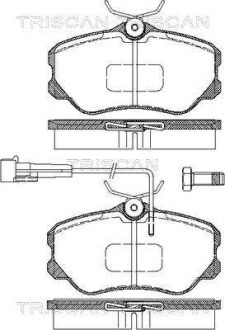 Колодки гальмівні передні - (0005892601, 0005983950, 0000792698) TRISCAN 811015952