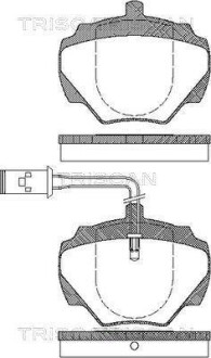 Комплект тормозных колодок, дисковый тормоз - (sfp500190, sfp500200, stc1274) TRISCAN 811017007