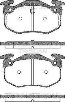 Колодки гальмівні задні - TRISCAN 811025001