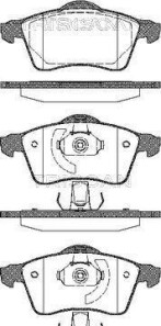 Комплект тормозных колодок, дисковый тормоз - TRISCAN 8110 29013