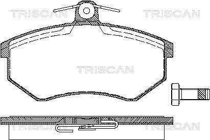 Колодки гальмівні передні - TRISCAN 811029934