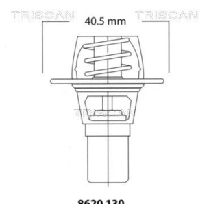 Термостат, охлаждающая жидкость - TRISCAN 8620 13091