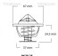 Термостат, охлаждающая жидкость - (0022037575, 0052032975, 035121113A) TRISCAN 8620 2591 (фото 1)