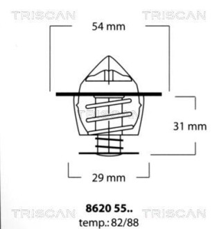 Термостат - TRISCAN 86205582