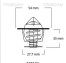 Термостат, охлаждающая жидкость - (2551042010, 063337, 133823) TRISCAN 8620 5682 (фото 1)
