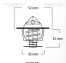 Термостат, охлаждающая жидкость - (1001993, 948M8575AA, YF0915171) TRISCAN 8620 5791 (фото 1)