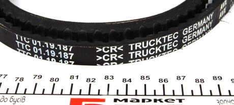 Фото 3 - Ремінь приводний TRUCKTEC 01.19.187 (0119187)