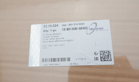 Фото 2 - Прокладка TRUCKTEC 02.10.024 (0210024)