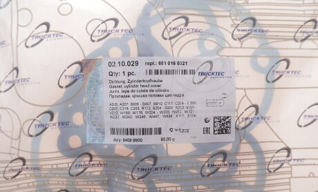 Фото 2 - Прокладка клапанної кришки TRUCKTEC 02.10.029 (0210029)