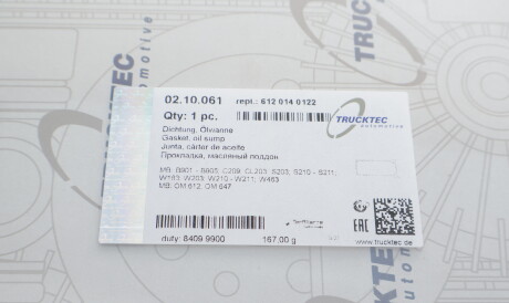 Фото 2 - Прокладка TRUCKTEC 02.10.061 (0210061)