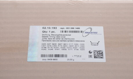 Фото 2 - Прокладки TRUCKTEC 02.10.193 (0210193)